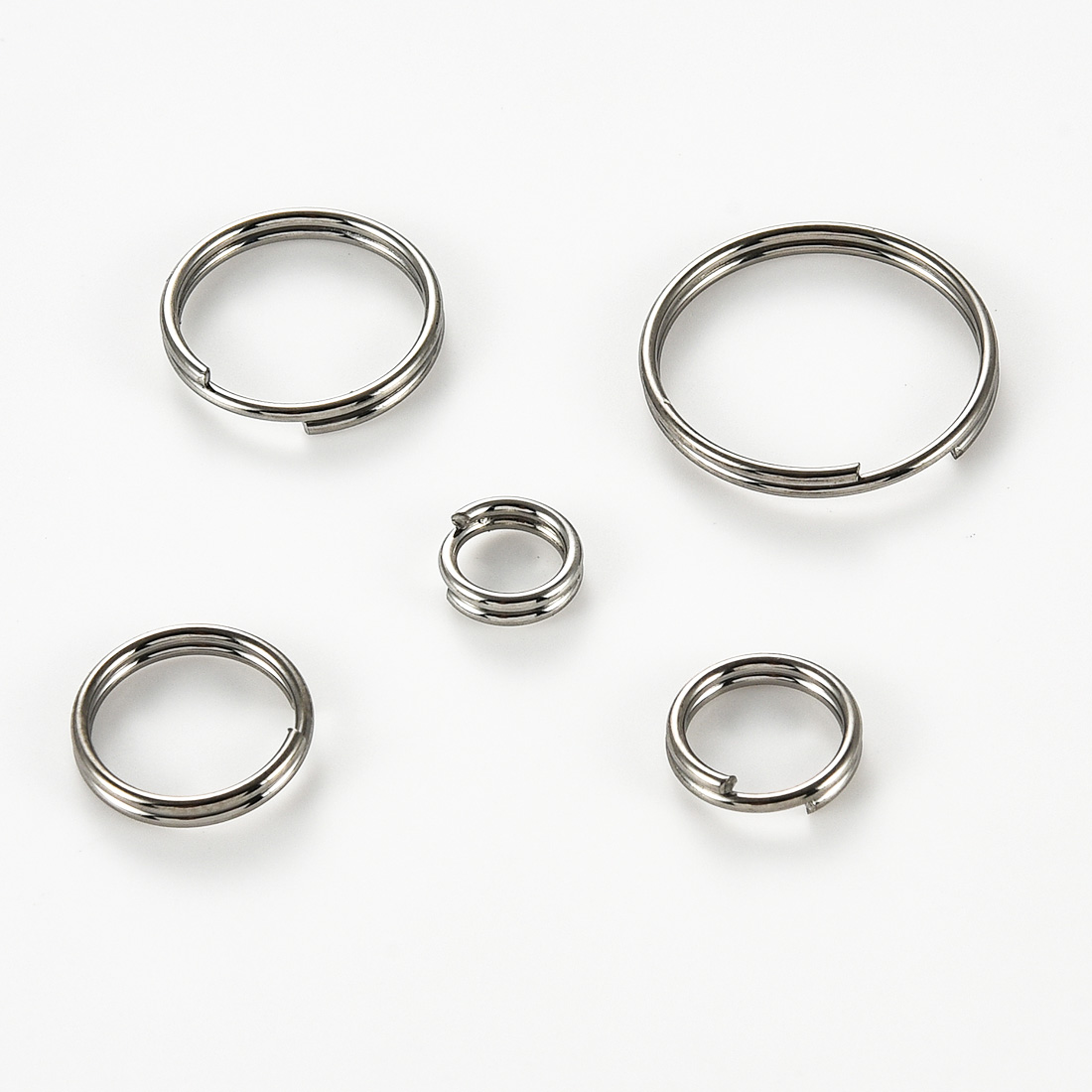 Jewelry Making Closed Jump Rings - 100 sztuk ze stali nierdzewnej Mini