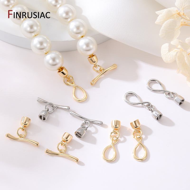 Toggle Clasp Gold - Zapięcia typu toggle w kształcie symbolu
