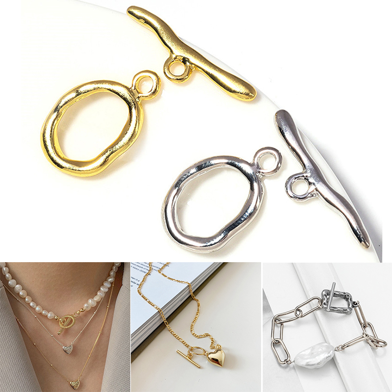 Toggle Clasp Gold - Nowe nieregularne zakrzywione zatrzaski OT Zatrzaski
