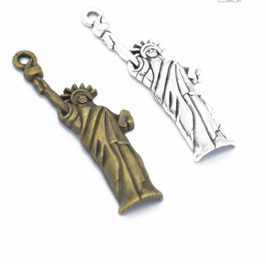 Jewelry Making New York - 5 szt. Zawieszek Statua Wolności Nowy