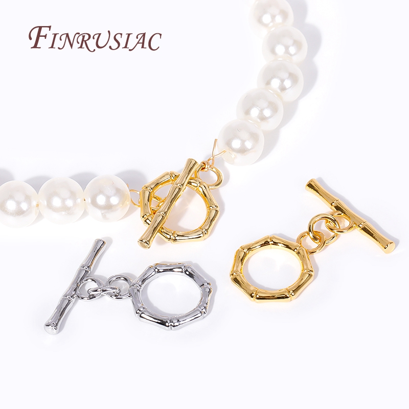 Toggle Clasp Gold - Zapięcia toggle pozłacane 18-karatowym złotem do