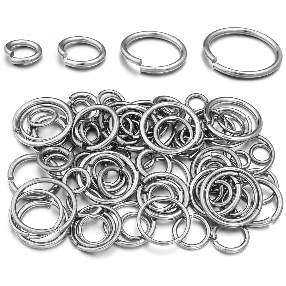 Jewelry Making Closed Jump Rings - 20 sztuk/partia Otwarty Pierścień ze Stali