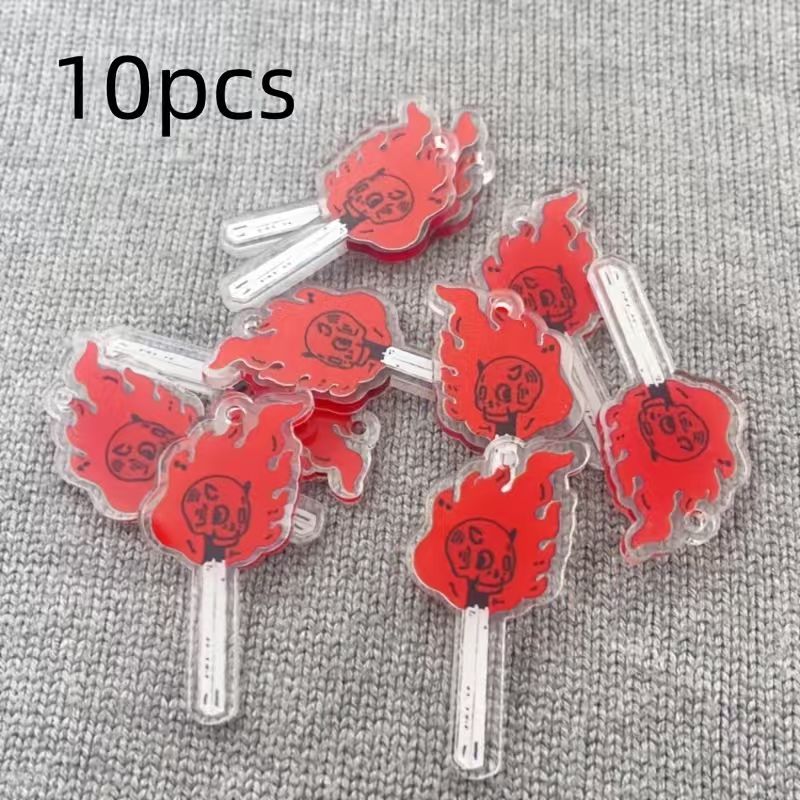 Jewelry Making Accessories - 10 szt. akrylowych zawieszek w kształcie
