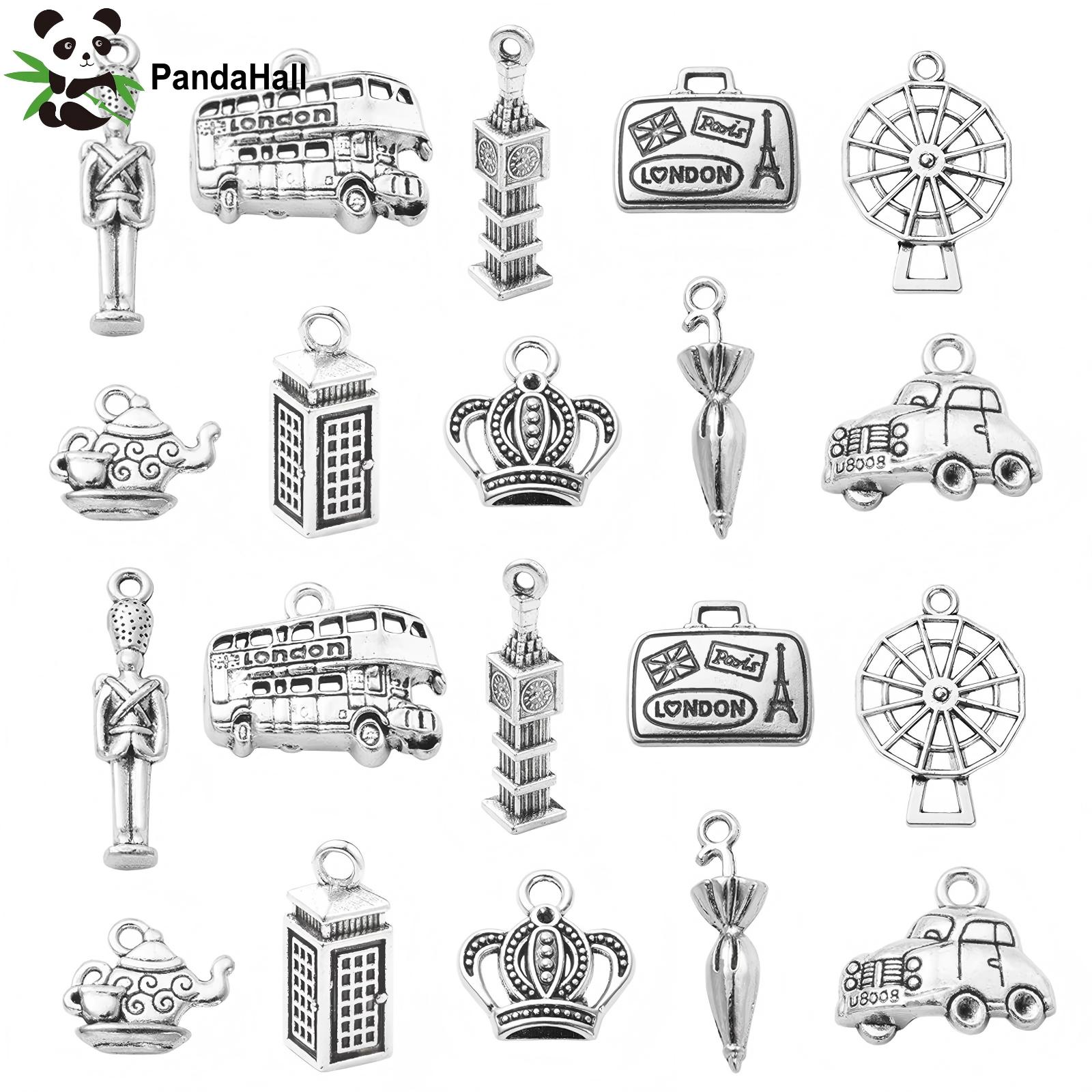 Jewelry Making In London - PandaHall 100 szt. 10 Stylów Zawieszki