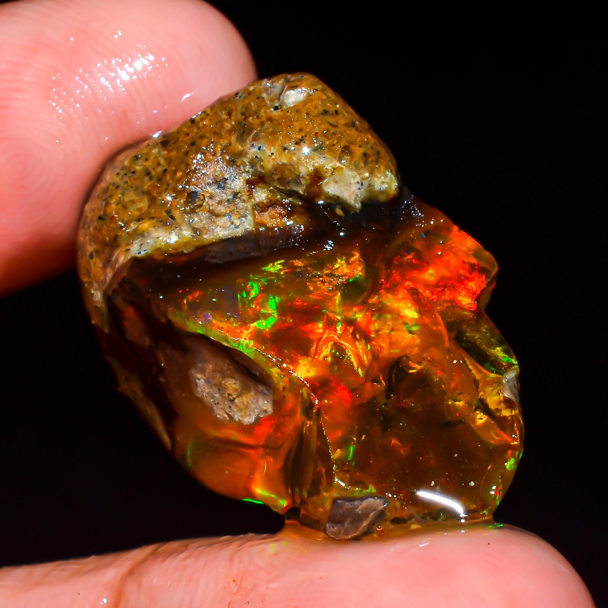 Jewelry Making Raw Materials - Naturalny etiopski opal surowy 25-80CT, surowy
