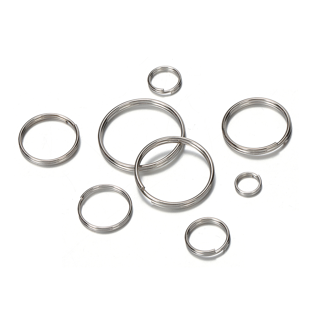 Jewelry Making Closed Jump Rings - 50 szt. metalowych łączników do breloków