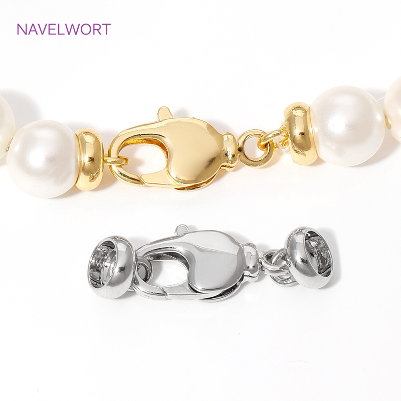 Jewelry Making Hobby - 18K pozłacane mosiężne zapięcia karabińczyki złącze,