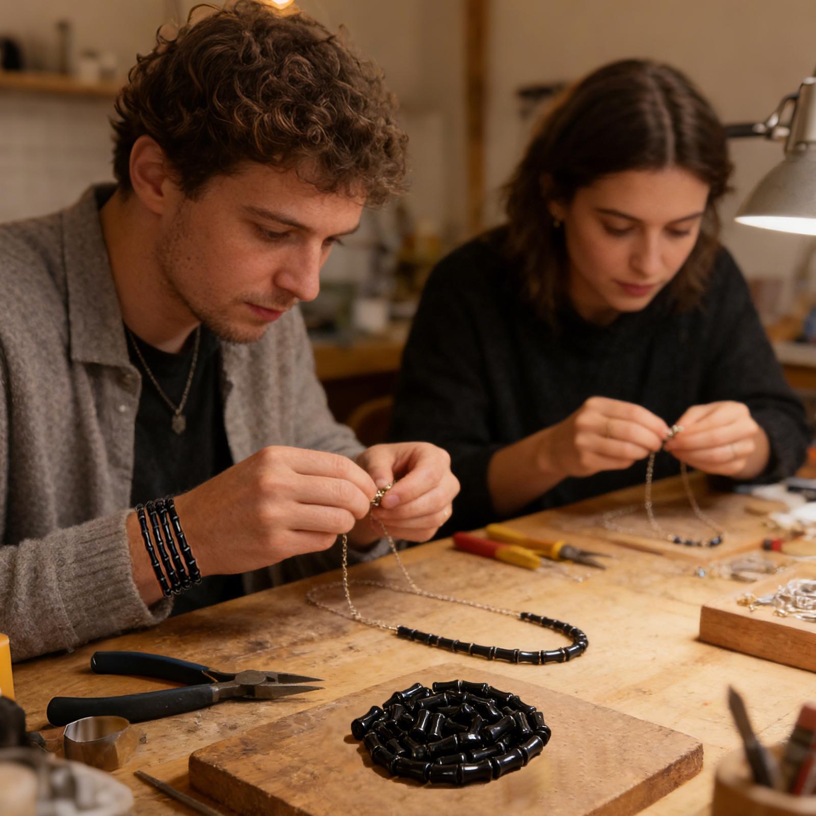 Jewelry Making Workshop For Kids - 50 szt. Szklane Koraliki 8mm Akcesoria