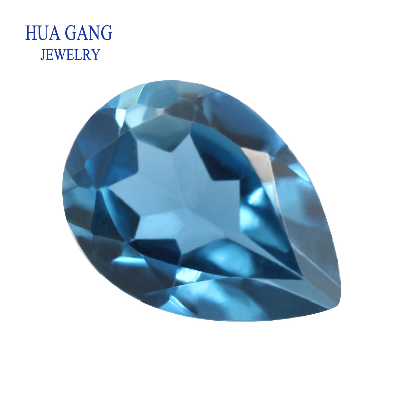 Jewelry Making In London - Londyński niebieski Topaz naturalny luźny kamień