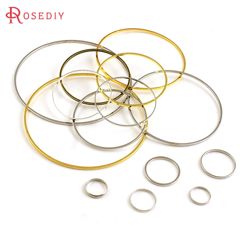 Jewelry Making Closed Jump Rings - Średnica od 8 MM do 80