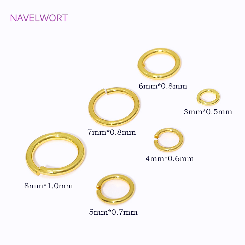 14K/18K pozłacany pierścień dz – Jewelry Making Closed Jump Rings recenzja i cena