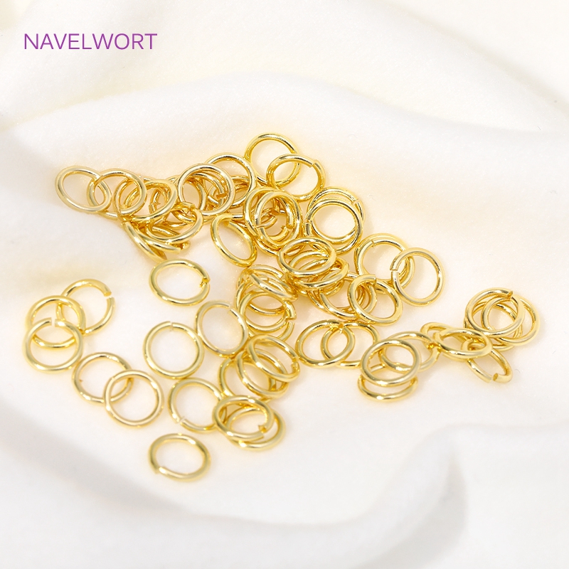 14K/18K pozłacany pierścień dz – Jewelry Making Closed Jump Rings recenzja i cena