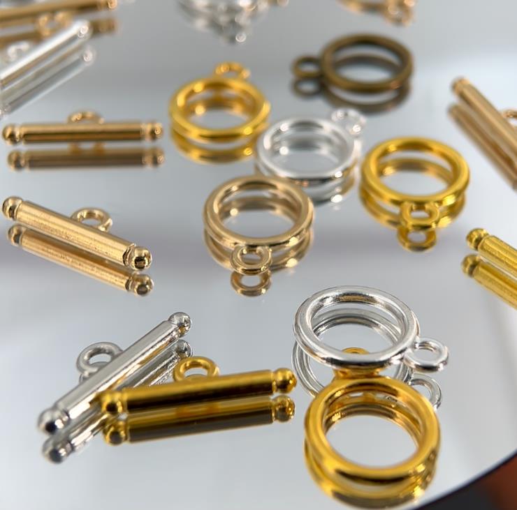 10 Zestawów/partia Metalowe Za – Toggle Clasp Gold recenzja i cena