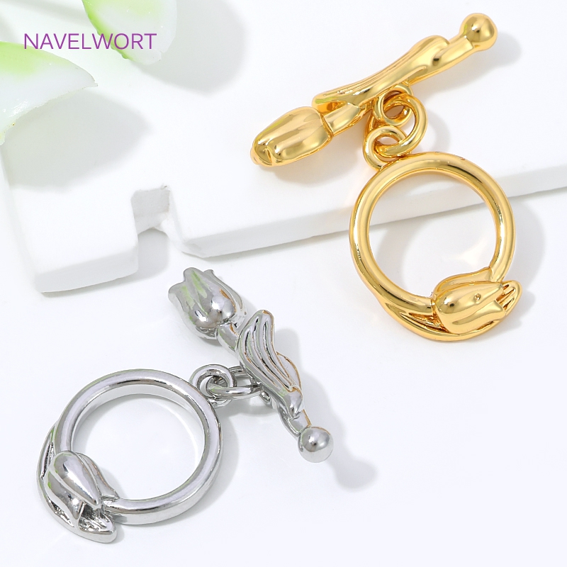 Złote (18K) pozłacane mosiężne – Toggle Clasp Gold recenzja i cena