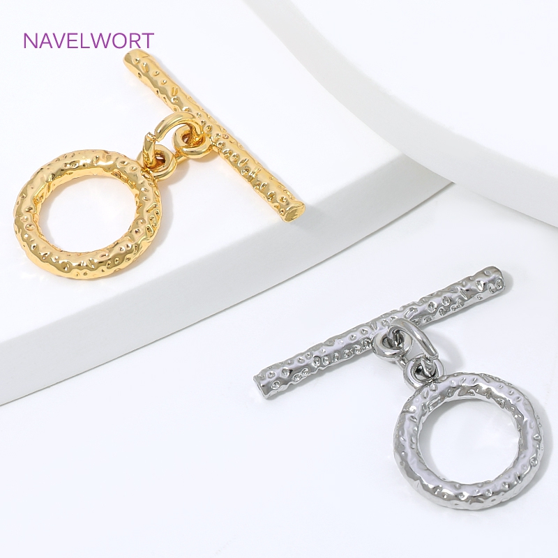 Złote (18K) pozłacane mosiężne – Toggle Clasp Gold recenzja i cena