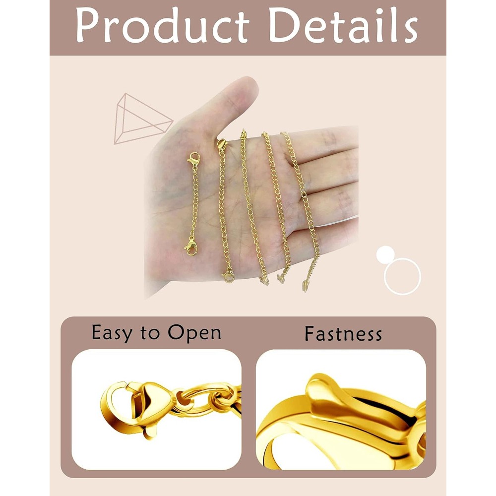 10 szt. Przedłużaczy łańcuszkó – Jewelry Making Chain recenzja i cena
