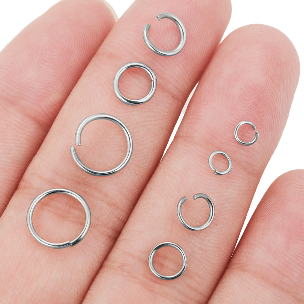 1200 szt. Stalowych kółek łącz – Jewelry Making Closed Jump Rings recenzja i cena