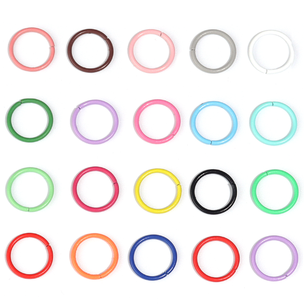 50 szt. 8/10mm Żelazne Kółeczk – Jewelry Making Closed Jump Rings recenzja i cena