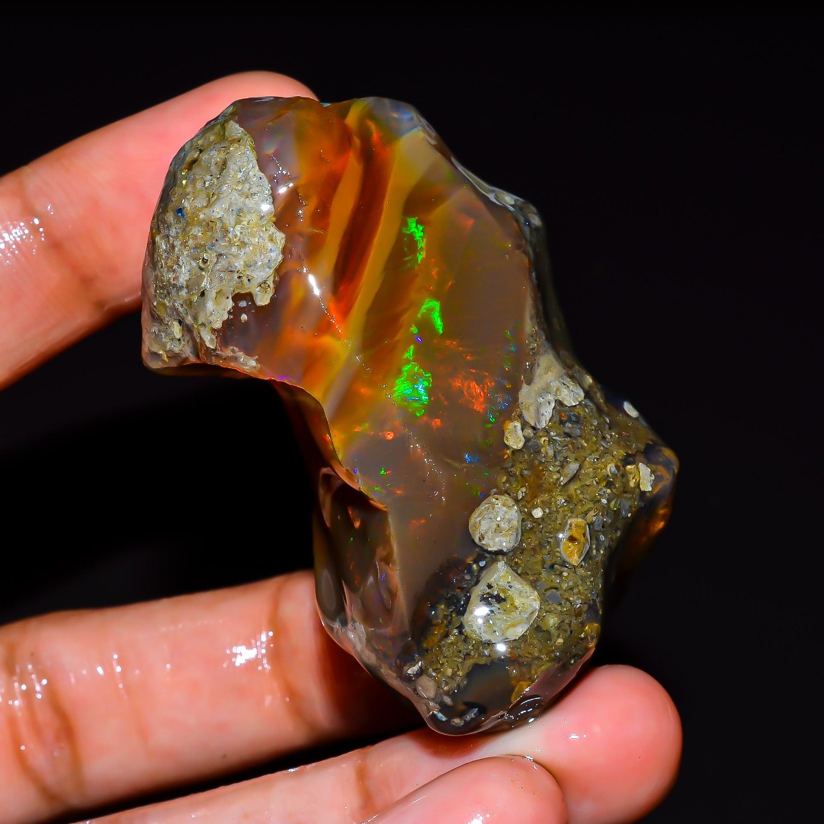 Naturalny etiopski opal surowy – Jewelry Making Raw Materials recenzja i cena