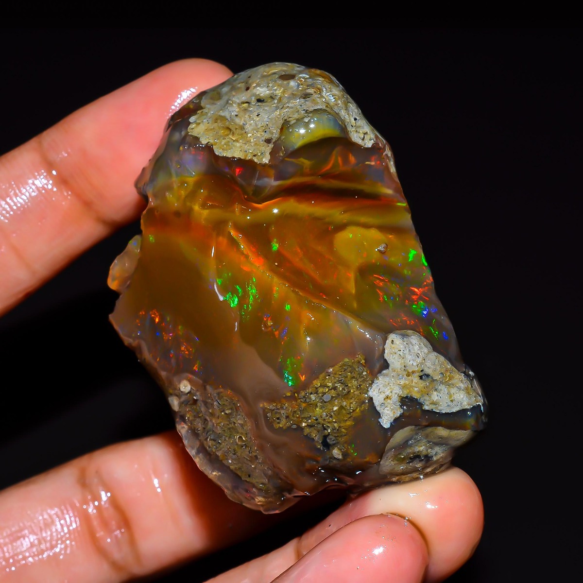 Naturalny etiopski opal surowy – Jewelry Making Raw Materials recenzja i cena