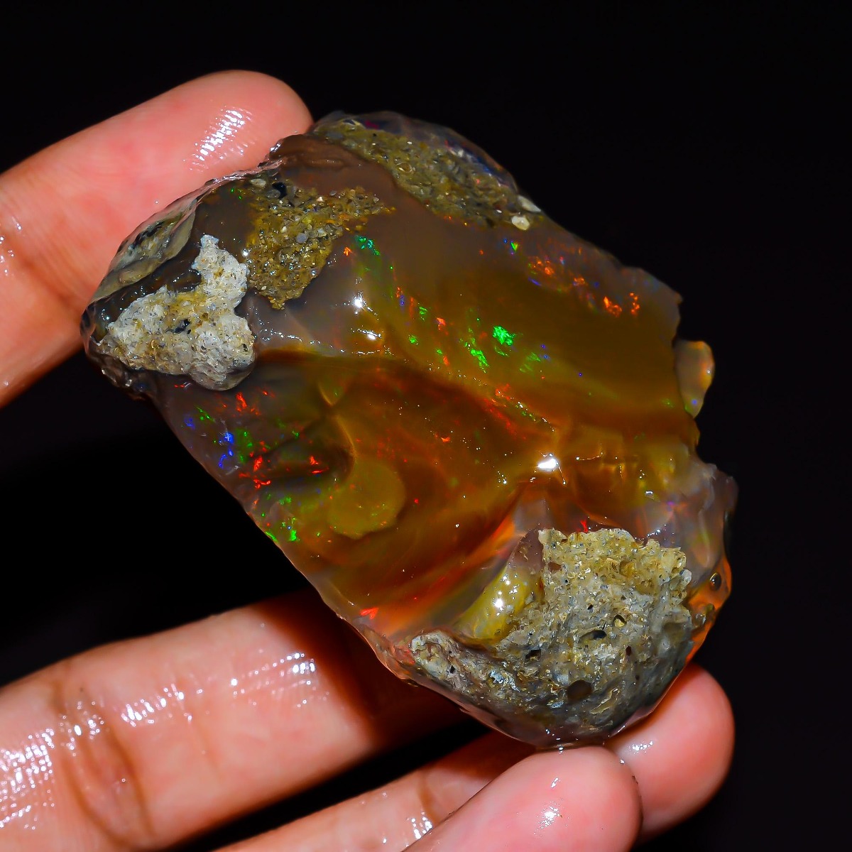 Naturalny etiopski opal surowy – Jewelry Making Raw Materials recenzja i cena