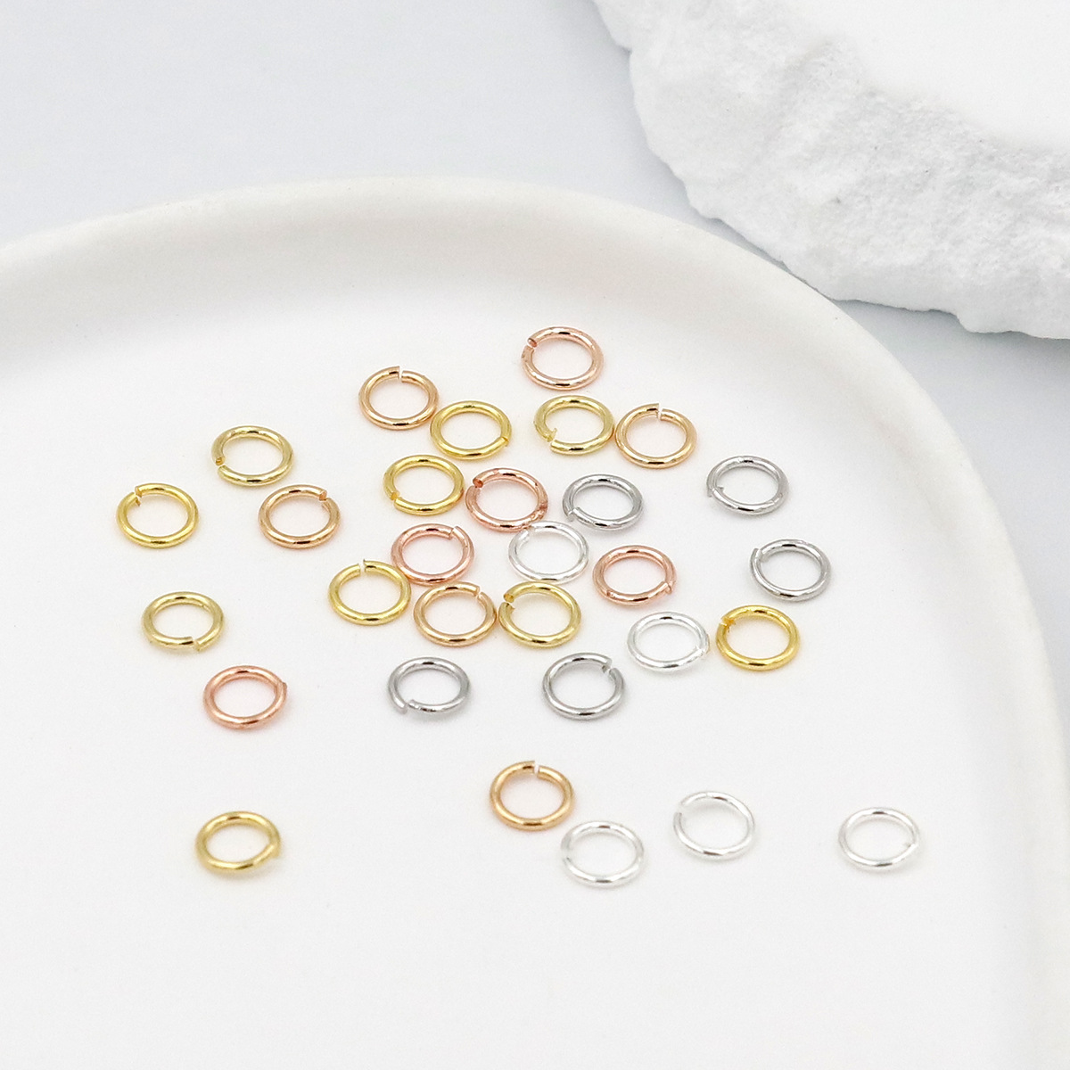 Zestaw otwartych pierścieni łą – Jewelry Making Closed Jump Rings recenzja i cena