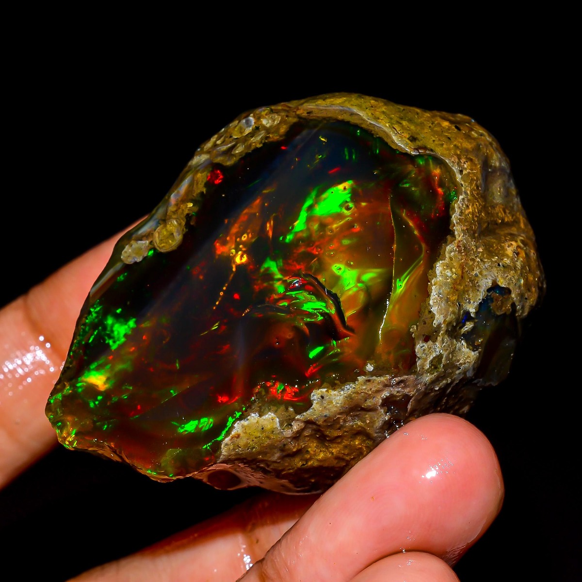 AAA+ Naturalny Etiopski Opal S – Jewelry Making Raw Materials recenzja i cena