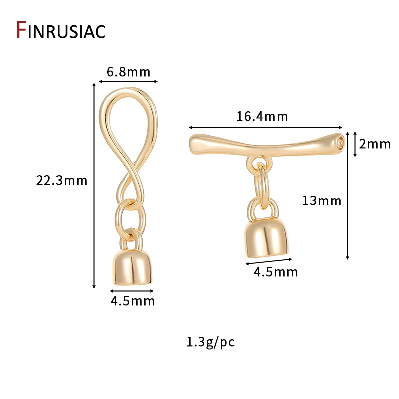 Zapięcia typu toggle w kształc – Toggle Clasp Gold recenzja i cena