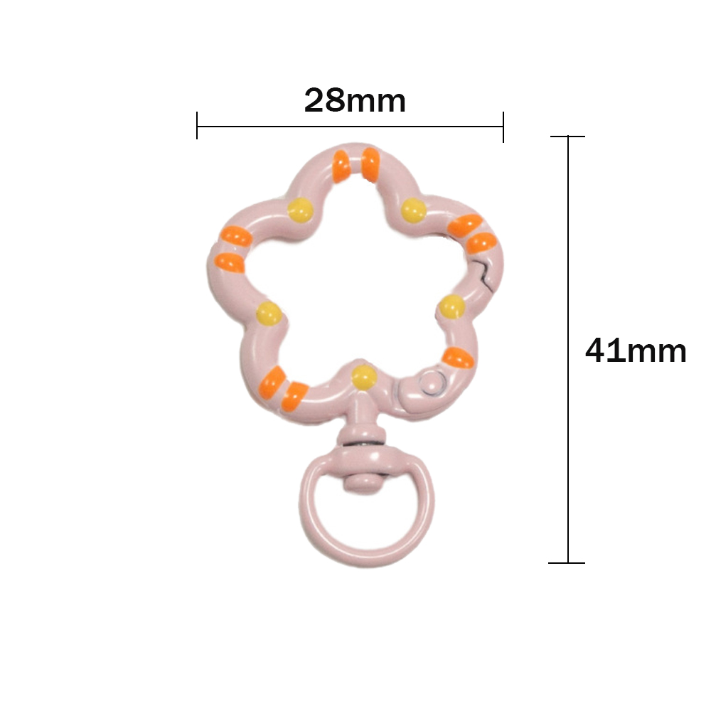5szt Kwiat Metalowe zatrzaski  – Jewelry Making Chain recenzja i cena