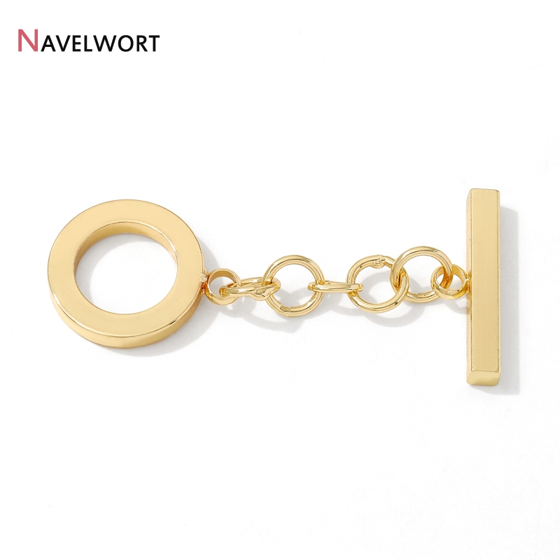 Złote (18K) pozłacane mosiężne – Toggle Clasp Gold recenzja i cena