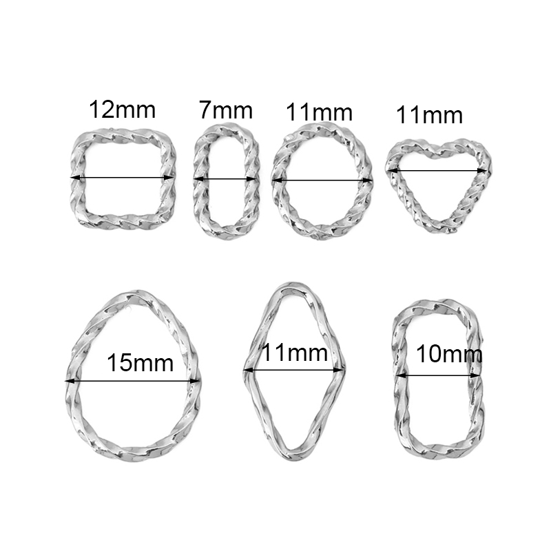 10 szt. Stal Nierdzewna Zamkni – Jewelry Making Closed Jump Rings recenzja i cena