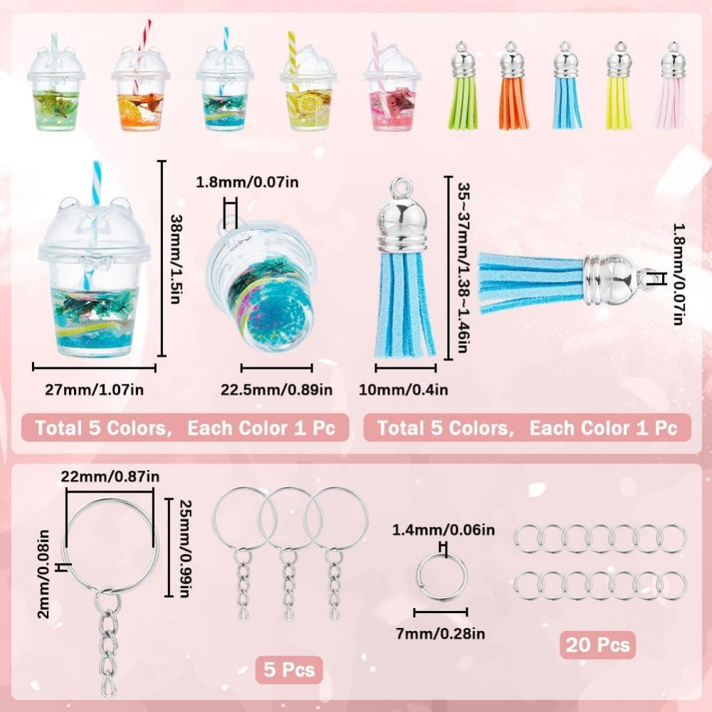 35Pcs DIY 5 Zestaw breloków do – Jewelry Making Kits recenzja i cena