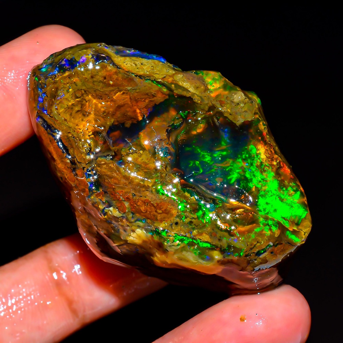 AAA+ Etiopski Opal Welo 25-80C – Jewelry Making Raw Materials recenzja i cena