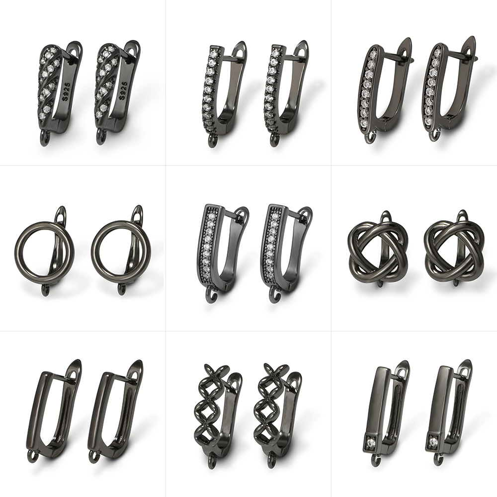 YANASI 1 Para Czarne Mosiężne  – Jewelry Making Hobby recenzja i cena