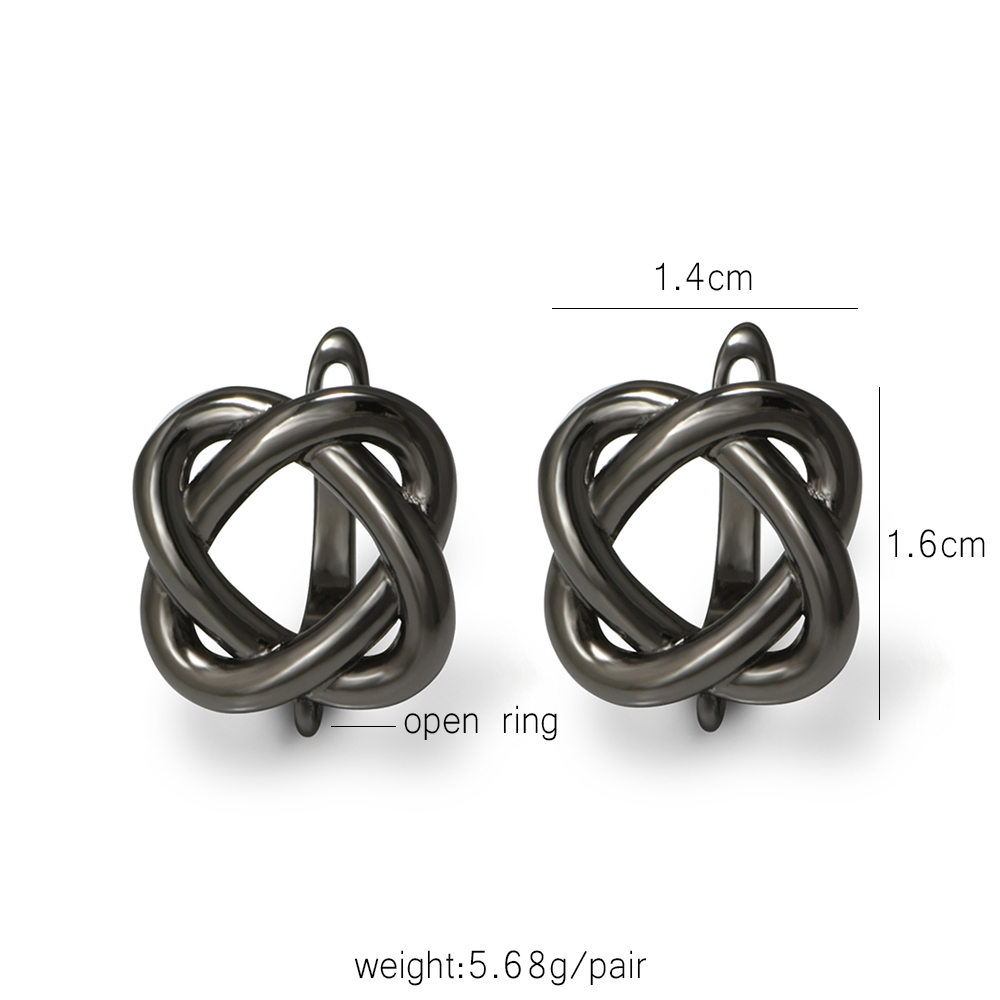 YANASI 1 Para Czarne Mosiężne  – Jewelry Making Hobby recenzja i cena
