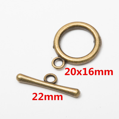 10 zestawów metalowych zapięć  – Toggle Clasp Gold recenzja i cena