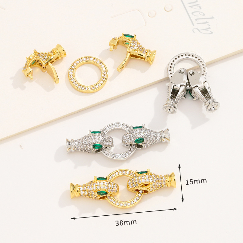 Złote (18K) ozdobne zapięcia s – Jewelry Making Bead recenzja i cena