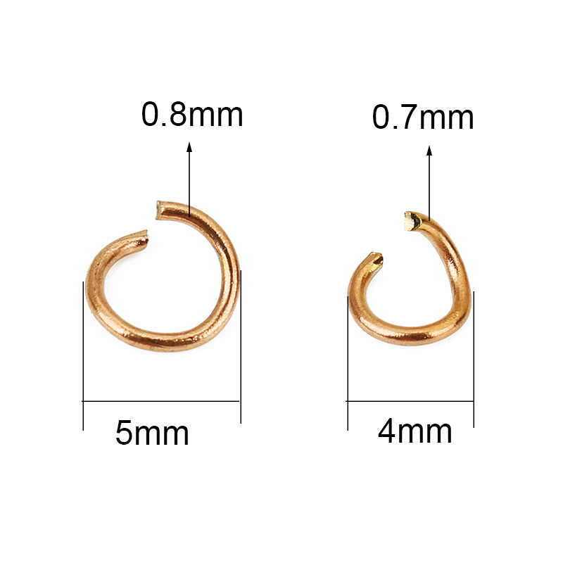 100 szt. Otwartych kółeczek ze – Jewelry Making Closed Jump Rings recenzja i cena