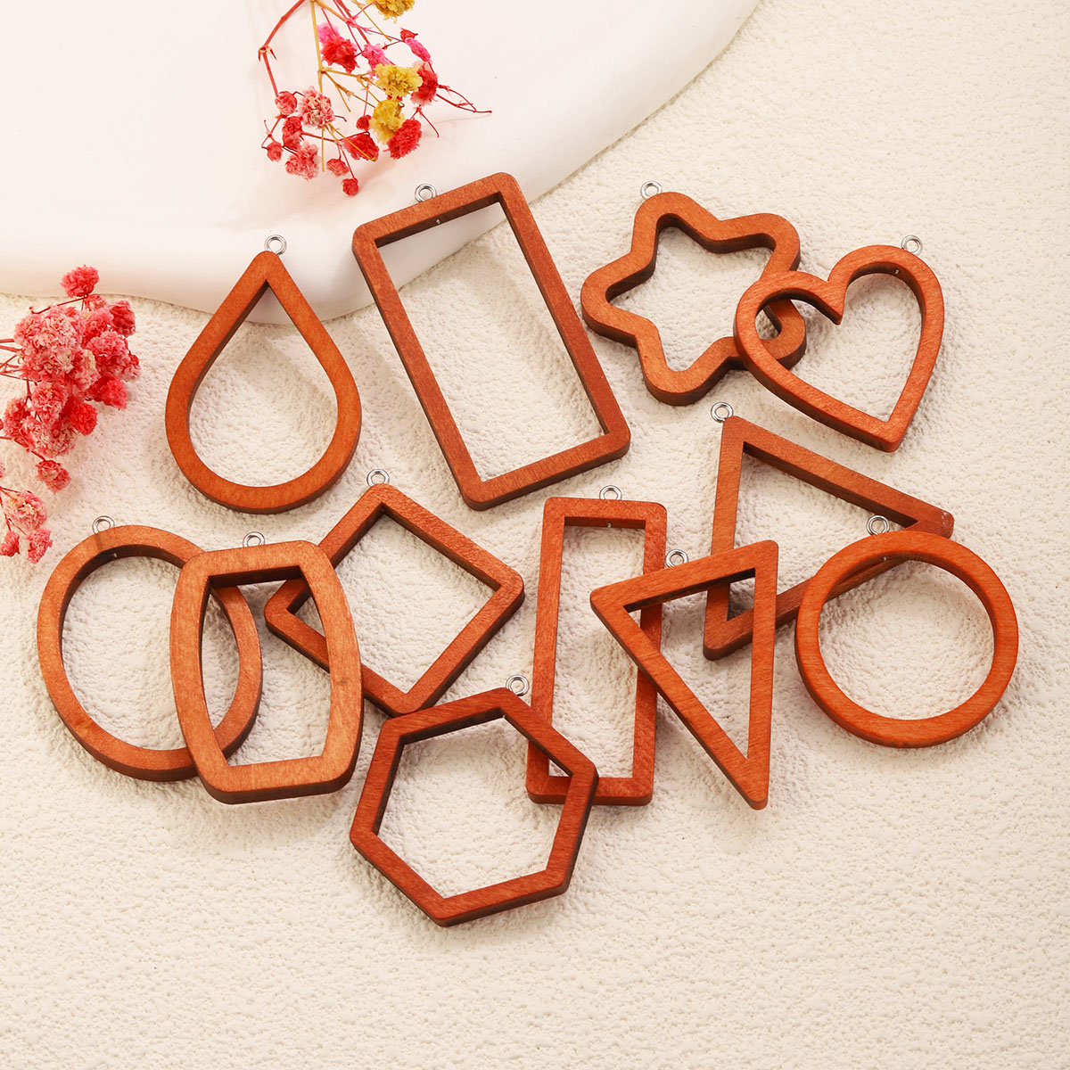 10 SZT. Drewniane geometryczne – Jewelry Making With Resin recenzja i cena